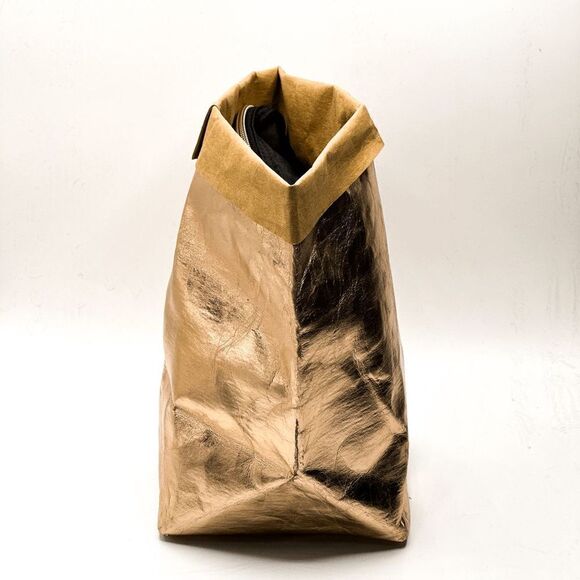 Metallic Gold Sack Bag - Picture 3 of 8